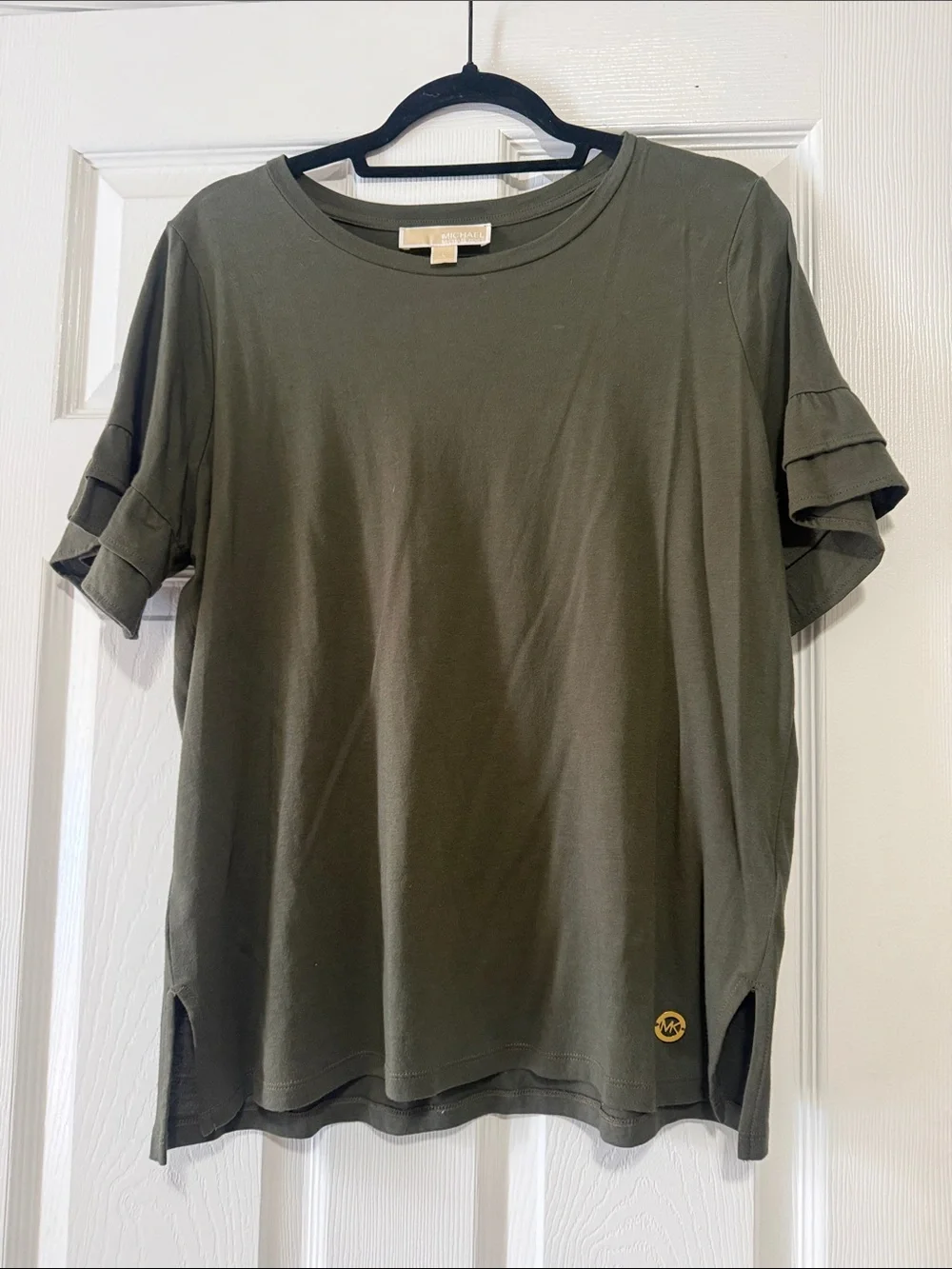 Michael Kors Olive Crew Neck Tee